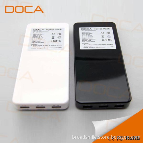 16800mAh Universal Power Bank for Smart phone and Tablet with PC 3 USB Output ports